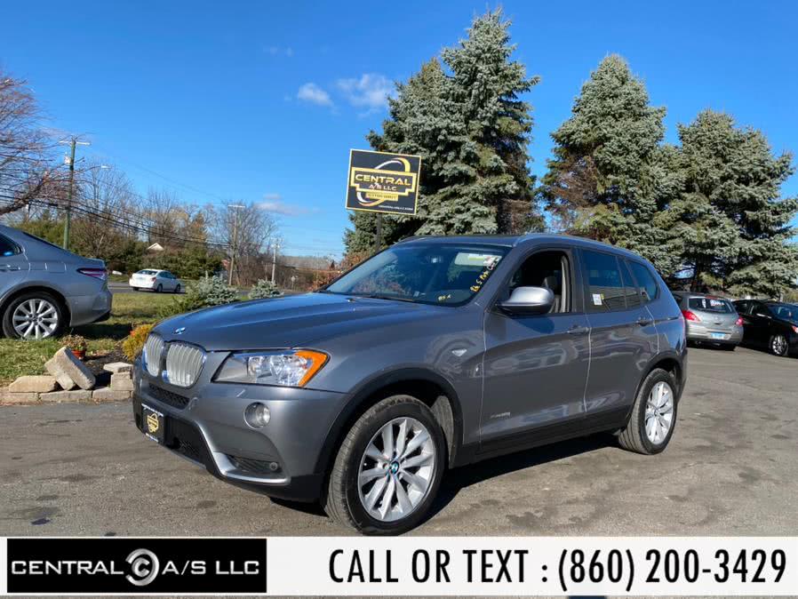 2014 BMW X3 AWD 4dr xDrive28i, available for sale in East Windsor, Connecticut | Central A/S LLC. East Windsor, Connecticut