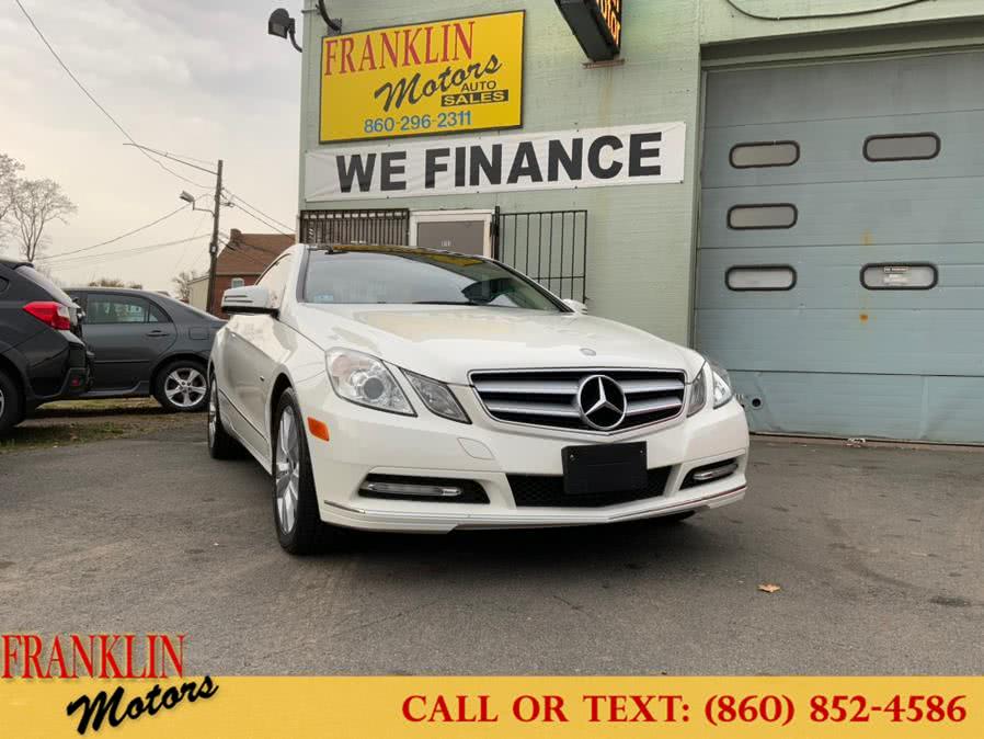 2012 Mercedes-Benz E-Class 2dr Cpe E 350 RWD, available for sale in Hartford, Connecticut | Franklin Motors Auto Sales LLC. Hartford, Connecticut