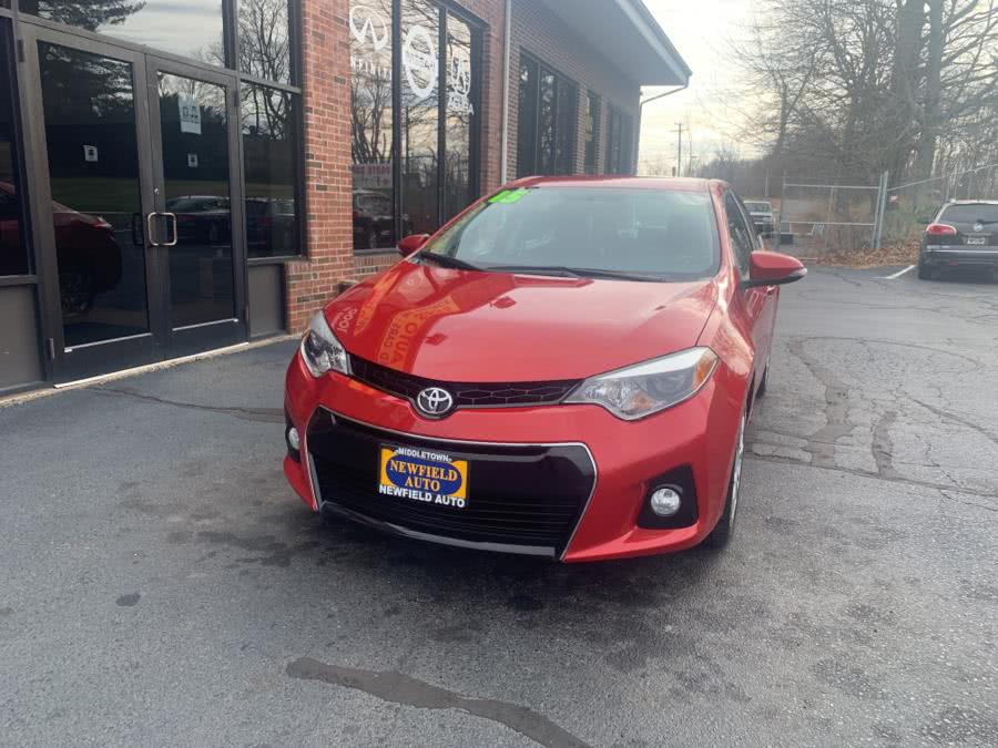 2015 Toyota Corolla 4dr Sdn CVT S (Natl), available for sale in Middletown, Connecticut | Newfield Auto Sales. Middletown, Connecticut