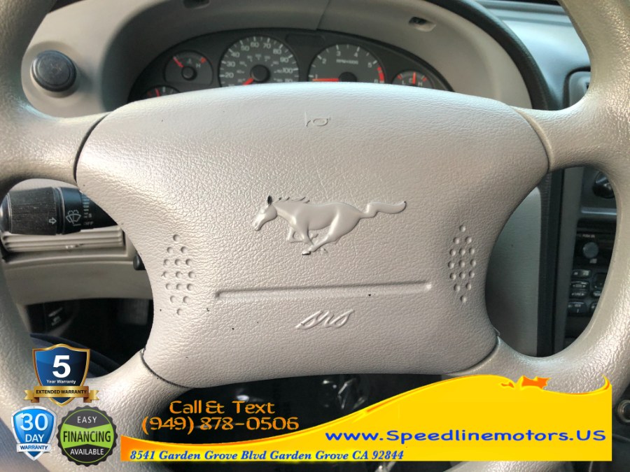 Used Ford Mustang 2dr Cpe Deluxe 2001 | Speedline Motors. Garden Grove, California Used Ford Mustang 2dr Cpe Deluxe 2001 | Speedline Motors. Garden Grove, California