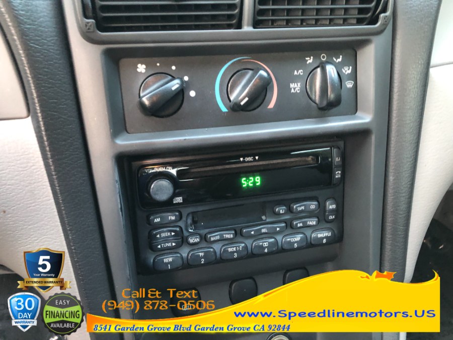 Used Ford Mustang 2dr Cpe Deluxe 2001 | Speedline Motors. Garden Grove, California Used Ford Mustang 2dr Cpe Deluxe 2001 | Speedline Motors. Garden Grove, California
