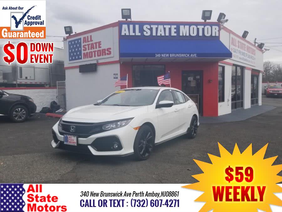 2018 Honda Civic Hatchback Sport Manual, available for sale in Perth Amboy, New Jersey | All State Motor Inc. Perth Amboy, New Jersey