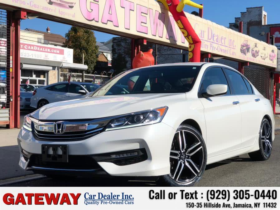 2017 Honda Accord Sedan Sport SE CVT, available for sale in Jamaica, New York | Gateway Car Dealer Inc. Jamaica, New York 2017 Honda Accord Sedan Sport SE CVT, available for sale in Jamaica, New York | Gateway Car Dealer Inc. Jamaica, New York