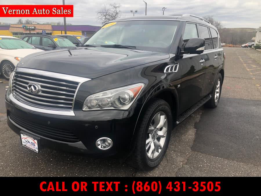 2014 INFINITI QX80 4WD 4dr, available for sale in Manchester, Connecticut | Vernon Auto Sale & Service. Manchester, Connecticut