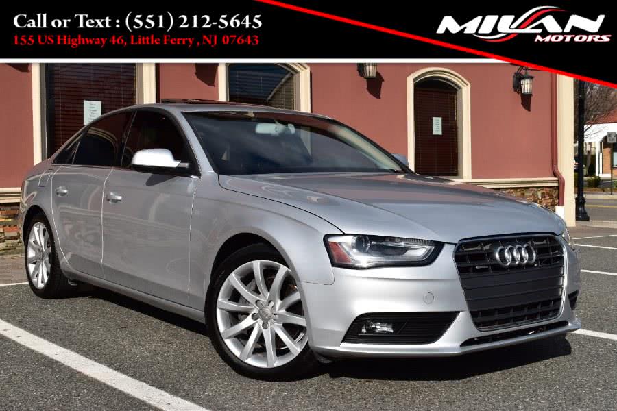 2013 Audi A4 4dr Sdn Auto quattro 2.0T Premium Plus, available for sale in Little Ferry , New Jersey | Milan Motors. Little Ferry , New Jersey