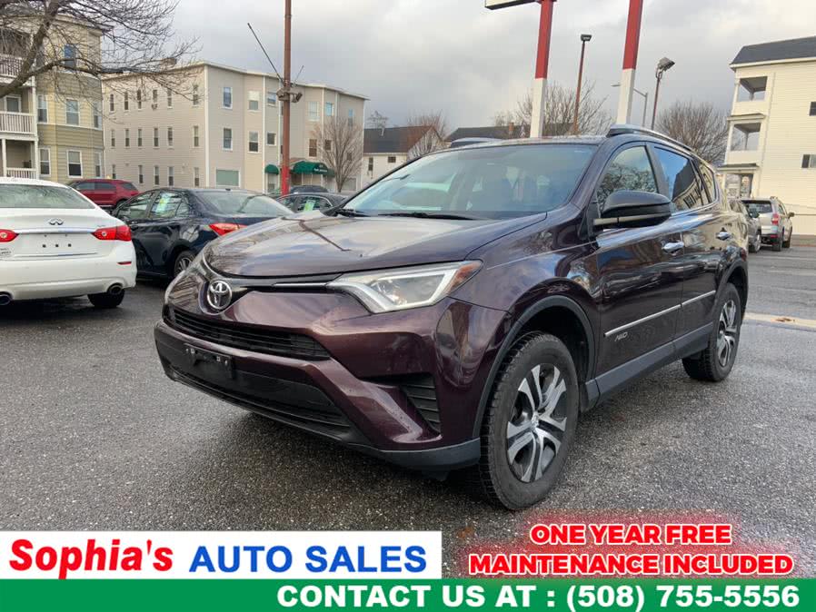 2016 Toyota RAV4 AWD 4dr LE (Natl), available for sale in Worcester, Massachusetts | Sophia's Auto Sales Inc. Worcester, Massachusetts