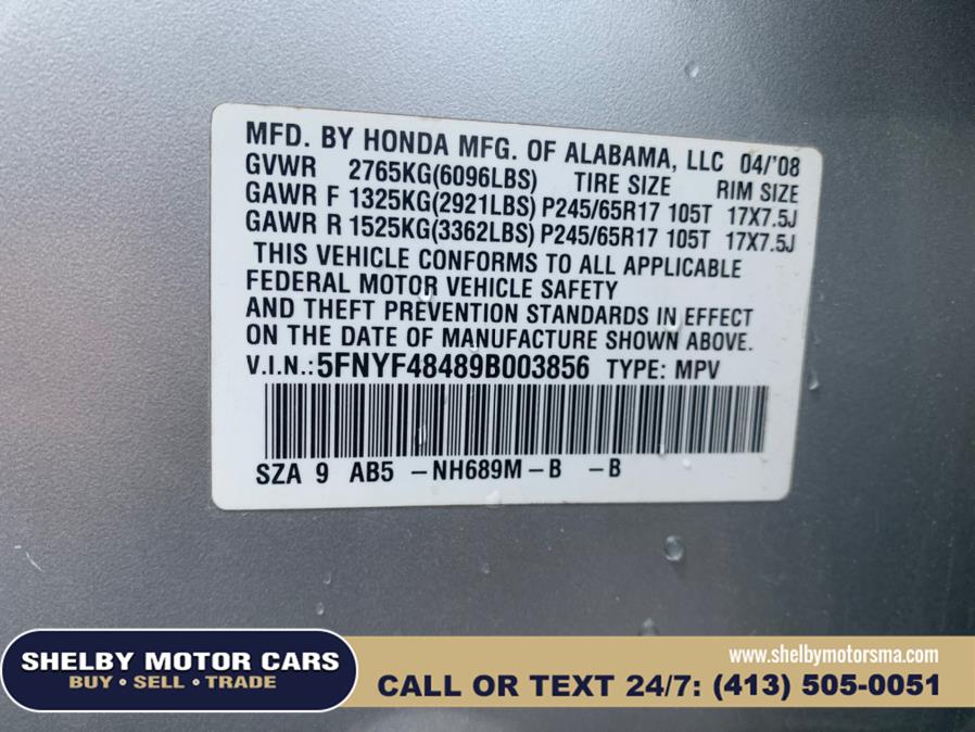 2009 Honda Pilot 4WD 4dr EX, available for sale in Springfield, Massachusetts | Shelby Motor Cars. Springfield, Massachusetts 2009 Honda Pilot 4WD 4dr EX, available for sale in Springfield, Massachusetts | Shelby Motor Cars. Springfield, Massachusetts