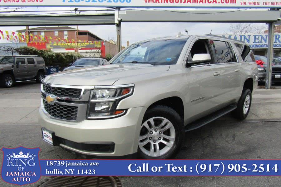 2017 Chevrolet Suburban 4WD 4dr 1500 LT, available for sale in Hollis, New York | King of Jamaica Auto Inc. Hollis, New York