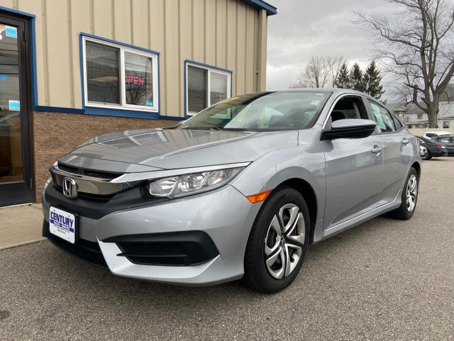 2016 Honda Civic Sedan 4dr CVT LX, available for sale in East Windsor, Connecticut | Century Auto And Truck. East Windsor, Connecticut