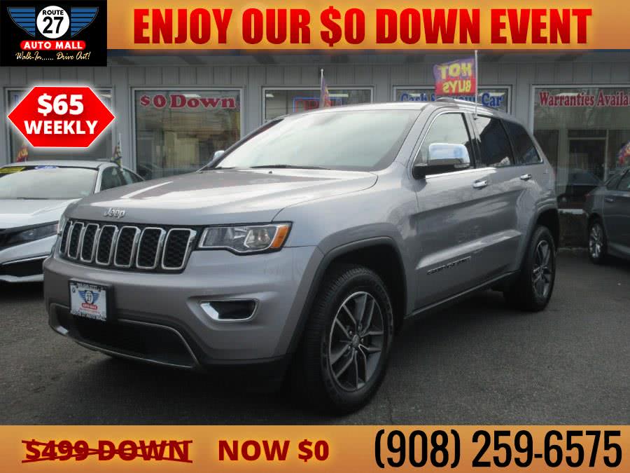 2017 Jeep Grand Cherokee Limited 4x4, available for sale in Linden, New Jersey | Route 27 Auto Mall. Linden, New Jersey