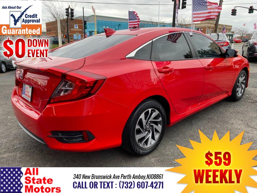 2018 Honda Civic Sedan EX CVT, available for sale in Perth Amboy, New Jersey | All State Motor Inc. Perth Amboy, New Jersey 2018 Honda Civic Sedan EX CVT, available for sale in Perth Amboy, New Jersey | All State Motor Inc. Perth Amboy, New Jersey