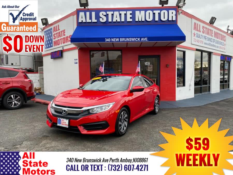 2018 Honda Civic Sedan EX CVT, available for sale in Perth Amboy, New Jersey | All State Motor Inc. Perth Amboy, New Jersey 2018 Honda Civic Sedan EX CVT, available for sale in Perth Amboy, New Jersey | All State Motor Inc. Perth Amboy, New Jersey