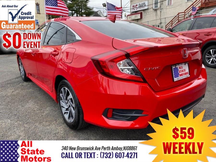 2018 Honda Civic Sedan EX CVT, available for sale in Perth Amboy, New Jersey | All State Motor Inc. Perth Amboy, New Jersey 2018 Honda Civic Sedan EX CVT, available for sale in Perth Amboy, New Jersey | All State Motor Inc. Perth Amboy, New Jersey