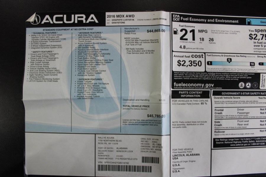 2016 Acura MDX SH-AWD 4dr, available for sale in Great Neck, New York | Great Neck Car Buyers & Sellers. Great Neck, New York 2016 Acura MDX SH-AWD 4dr, available for sale in Great Neck, New York | Great Neck Car Buyers & Sellers. Great Neck, New York