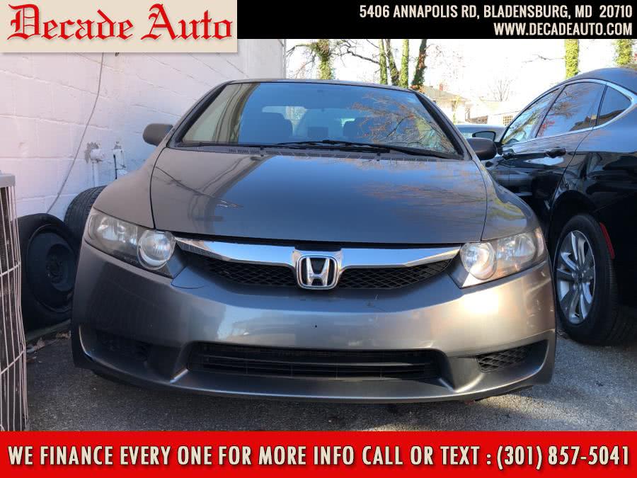 2009 Honda Civic Sdn 4dr Auto LX, available for sale in Bladensburg, Maryland | Decade Auto. Bladensburg, Maryland