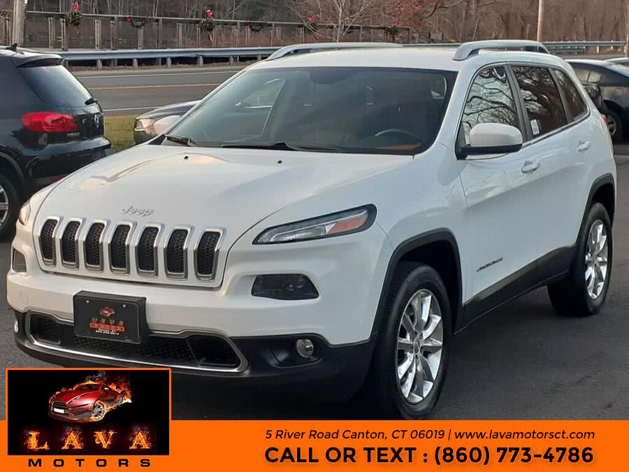 2014 Jeep Cherokee 4WD 4dr Limited, available for sale in Canton, Connecticut | Lava Motors. Canton, Connecticut