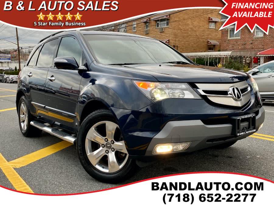 2009 Acura MDX AWD 4dr Sport/Entertainment Pkg, available for sale in Bronx, New York | B & L Auto Sales LLC. Bronx, New York
