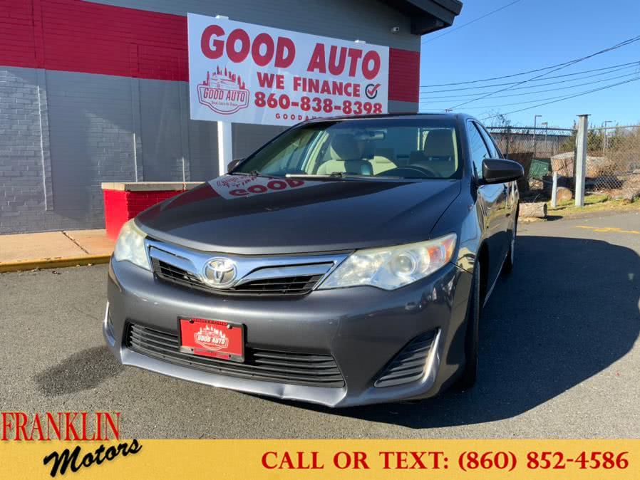 2012 Toyota Camry 4dr Sdn I4 Auto L (Natl), available for sale in Hartford, Connecticut | Franklin Motors Auto Sales LLC. Hartford, Connecticut
