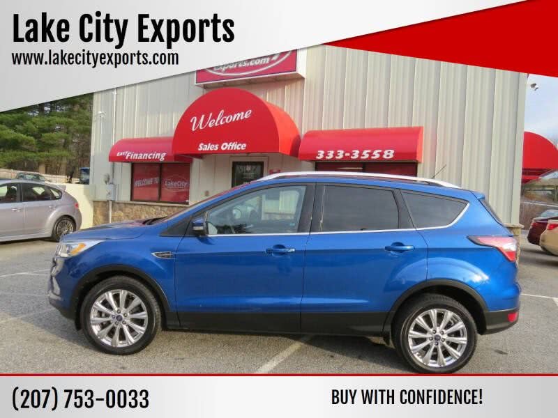 Used Ford Escape Titanium AWD 4dr SUV 2017 | Lake City Exports Inc. Auburn, Maine Used Ford Escape Titanium AWD 4dr SUV 2017 | Lake City Exports Inc. Auburn, Maine