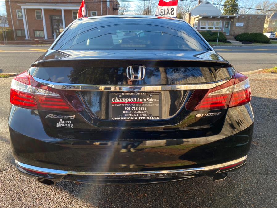 2017 Honda Accord Sedan Sport CVT, available for sale in Rahway, New Jersey | Champion Auto Sales. Rahway, New Jersey