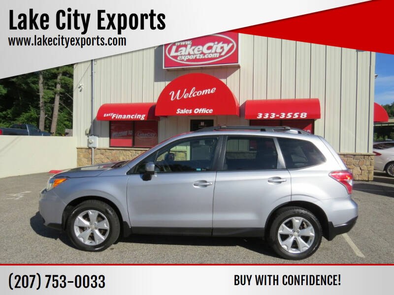 Used Subaru Forester 2.5i Premium AWD 4dr Wagon 6M 2016 | Lake City Exports Inc. Auburn, Maine Used Subaru Forester 2.5i Premium AWD 4dr Wagon 6M 2016 | Lake City Exports Inc. Auburn, Maine