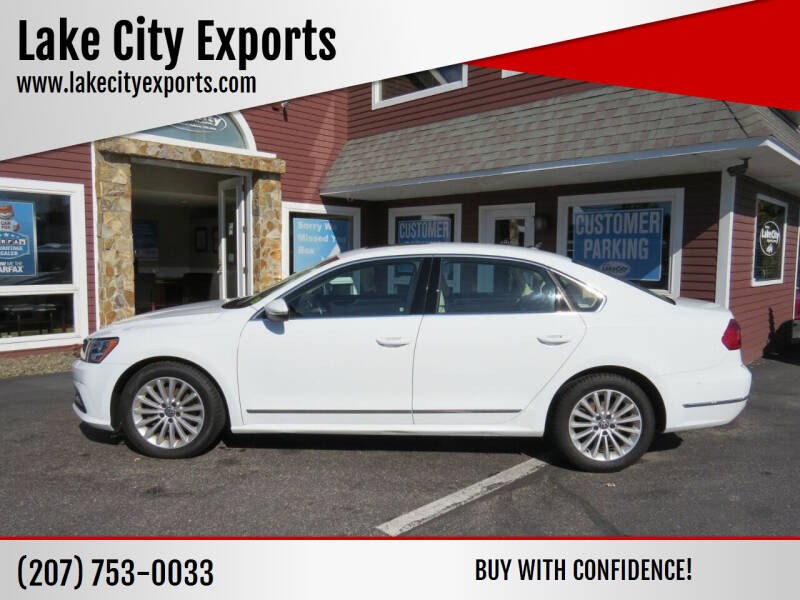 Used Volkswagen Passat 1.8T SE PZEV 4dr Sedan w/Technology 2016 | Lake City Exports Inc. Auburn, Maine Used Volkswagen Passat 1.8T SE PZEV 4dr Sedan w/Technology 2016 | Lake City Exports Inc. Auburn, Maine