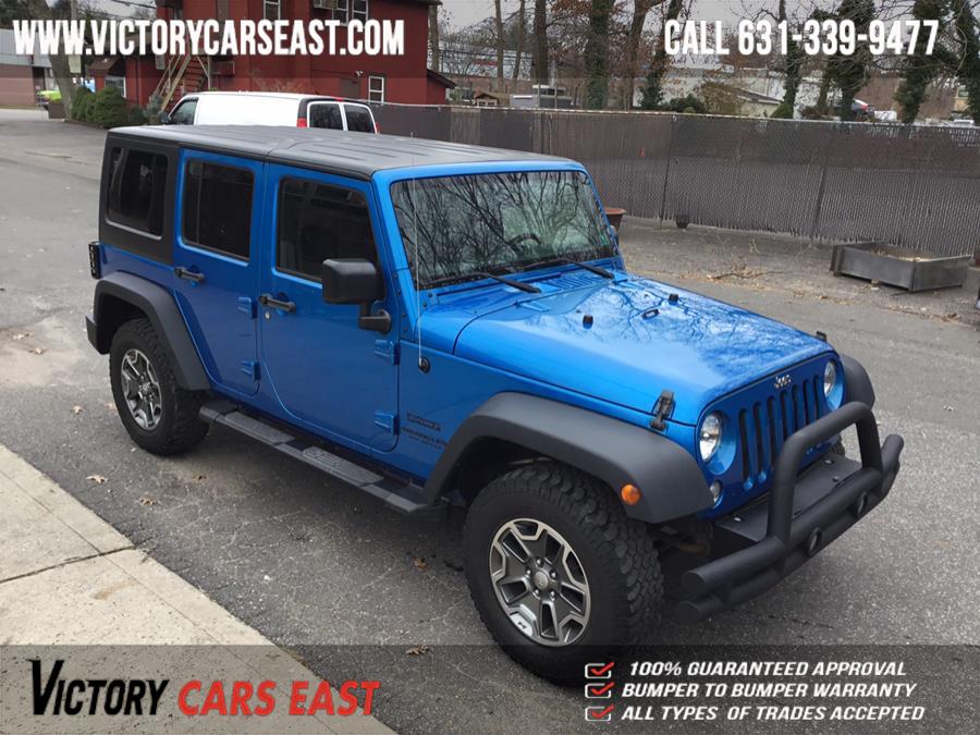 Used Jeep Wrangler Unlimited 4WD 4dr Sport 2015 | Victory Cars East LLC. Huntington, New York Used Jeep Wrangler Unlimited 4WD 4dr Sport 2015 | Victory Cars East LLC. Huntington, New York