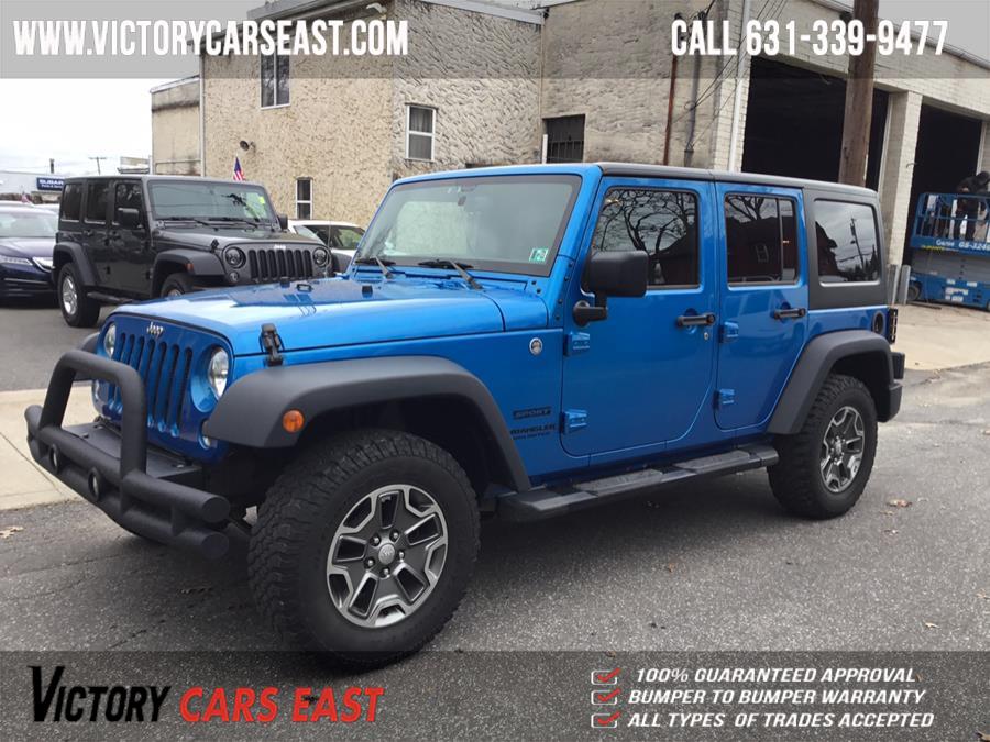 Used Jeep Wrangler Unlimited 4WD 4dr Sport 2015 | Victory Cars East LLC. Huntington, New York Used Jeep Wrangler Unlimited 4WD 4dr Sport 2015 | Victory Cars East LLC. Huntington, New York