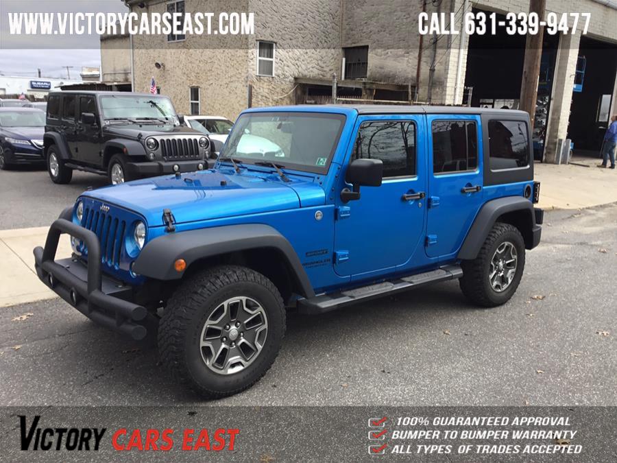 Used Jeep Wrangler Unlimited 4WD 4dr Sport 2015 | Victory Cars East LLC. Huntington, New York Used Jeep Wrangler Unlimited 4WD 4dr Sport 2015 | Victory Cars East LLC. Huntington, New York