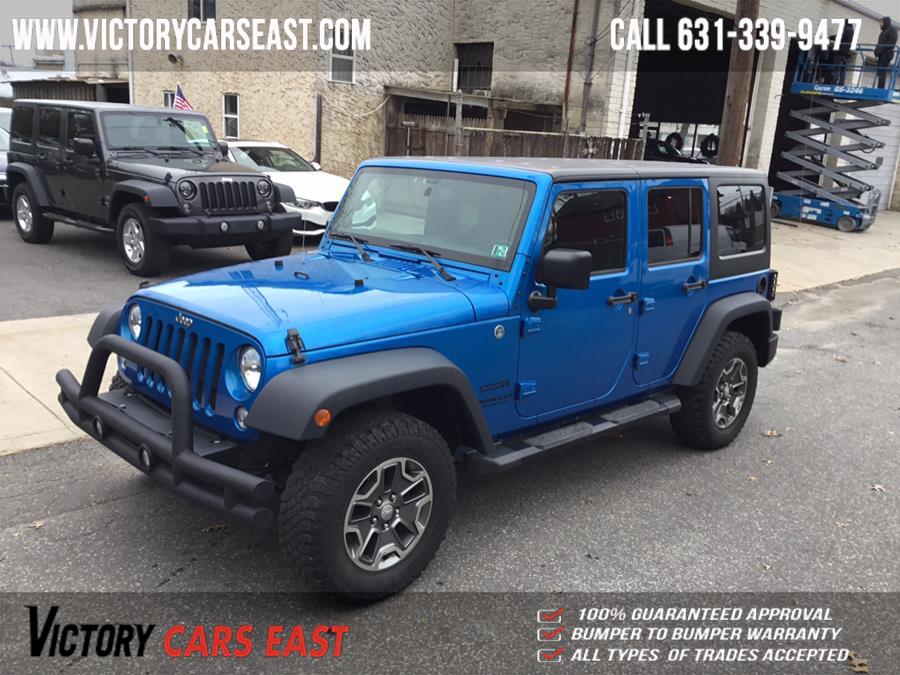 Used Jeep Wrangler Unlimited 4WD 4dr Sport 2015 | Victory Cars East LLC. Huntington, New York Used Jeep Wrangler Unlimited 4WD 4dr Sport 2015 | Victory Cars East LLC. Huntington, New York