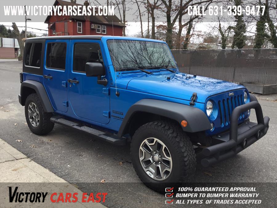 Used Jeep Wrangler Unlimited 4WD 4dr Sport 2015 | Victory Cars East LLC. Huntington, New York Used Jeep Wrangler Unlimited 4WD 4dr Sport 2015 | Victory Cars East LLC. Huntington, New York