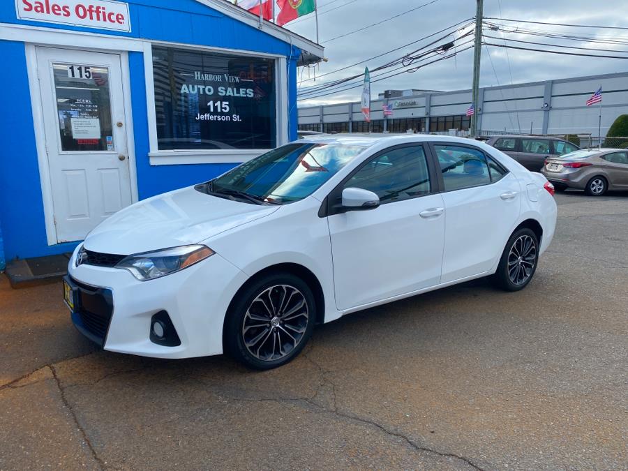 2015 Toyota Corolla 4dr S, available for sale in Stamford, Connecticut | Harbor View Auto Sales LLC. Stamford, Connecticut