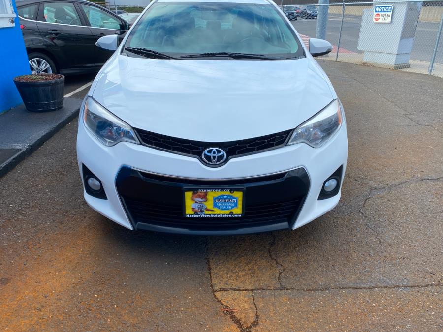 2015 Toyota Corolla 4dr S, available for sale in Stamford, Connecticut | Harbor View Auto Sales LLC. Stamford, Connecticut 2015 Toyota Corolla 4dr S, available for sale in Stamford, Connecticut | Harbor View Auto Sales LLC. Stamford, Connecticut