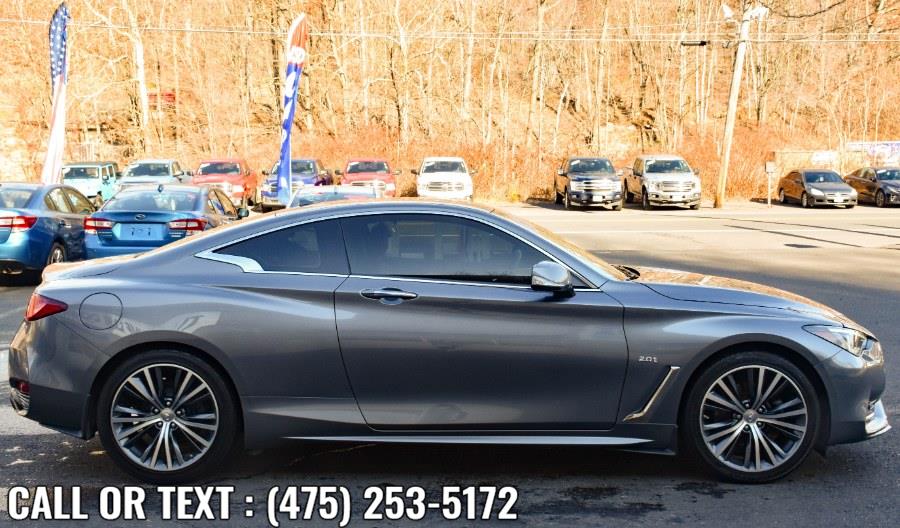 Used INFINITI Q60 2.0t Premium AWD 2017 | Highline Car Connection. Waterbury, Connecticut Used INFINITI Q60 2.0t Premium AWD 2017 | Highline Car Connection. Waterbury, Connecticut