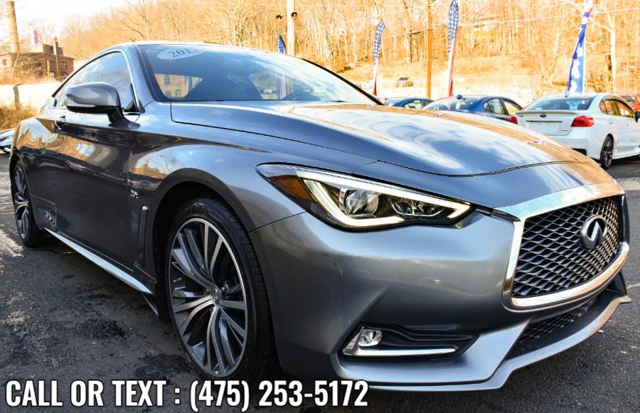 Used INFINITI Q60 2.0t Premium AWD 2017 | Highline Car Connection. Waterbury, Connecticut Used INFINITI Q60 2.0t Premium AWD 2017 | Highline Car Connection. Waterbury, Connecticut