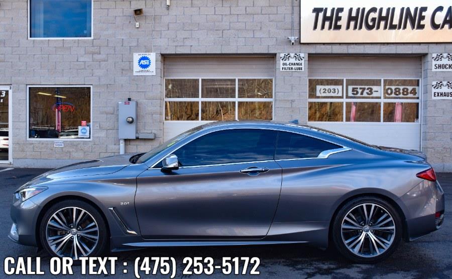 Used INFINITI Q60 2.0t Premium AWD 2017 | Highline Car Connection. Waterbury, Connecticut Used INFINITI Q60 2.0t Premium AWD 2017 | Highline Car Connection. Waterbury, Connecticut