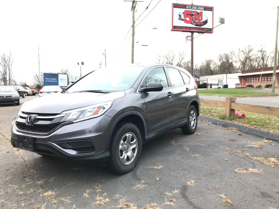 2016 Honda CR-V AWD 5dr LX, available for sale in Hamden, Connecticut | 5M Motor Corp. Hamden, Connecticut