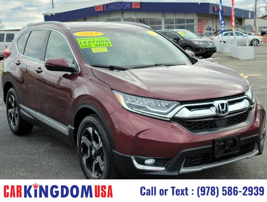 Used Honda CR-V Touring AWD 5-Passenger SUV with The Honda Satellite Link Technology Package. 2017 | Car Kingdom USA. Lawrence, Massachusetts Used Honda CR-V Touring AWD 5-Passenger SUV with The Honda Satellite Link Technology Package. 2017 | Car Kingdom USA. Lawrence, Massachusetts