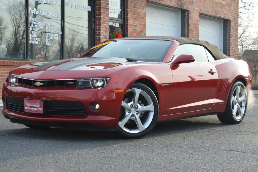 2015 Chevrolet Camaro 2dr Conv LT w/2LT, available for sale in ENFIELD, Connecticut | Longmeadow Motor Cars. ENFIELD, Connecticut