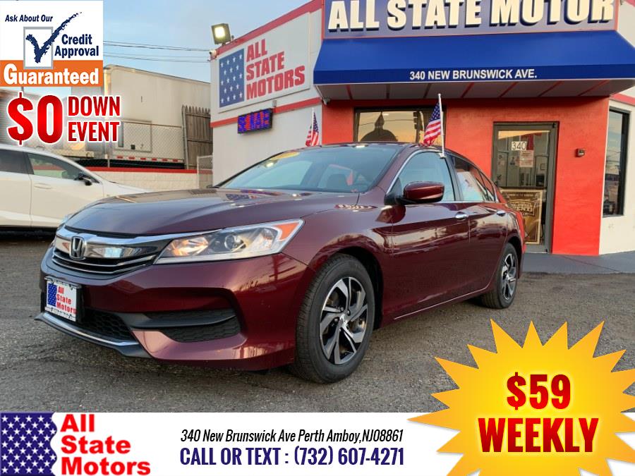 2017 Honda Accord Sedan LX CVT, available for sale in Perth Amboy, New Jersey | All State Motor Inc. Perth Amboy, New Jersey 2017 Honda Accord Sedan LX CVT, available for sale in Perth Amboy, New Jersey | All State Motor Inc. Perth Amboy, New Jersey