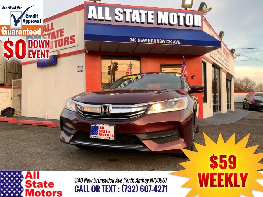 2017 Honda Accord Sedan LX CVT, available for sale in Perth Amboy, New Jersey | All State Motor Inc. Perth Amboy, New Jersey 2017 Honda Accord Sedan LX CVT, available for sale in Perth Amboy, New Jersey | All State Motor Inc. Perth Amboy, New Jersey