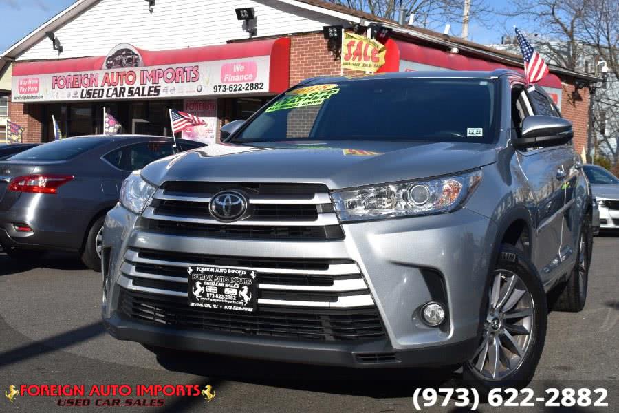 2018 Toyota Highlander XLE V6 AWD (Natl), available for sale in Irvington, New Jersey | Foreign Auto Imports. Irvington, New Jersey