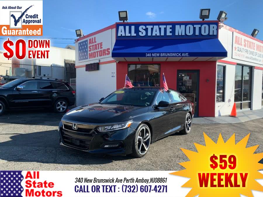 2018 Honda Accord Sedan Sport 1.5T CVT, available for sale in Perth Amboy, New Jersey | All State Motor Inc. Perth Amboy, New Jersey