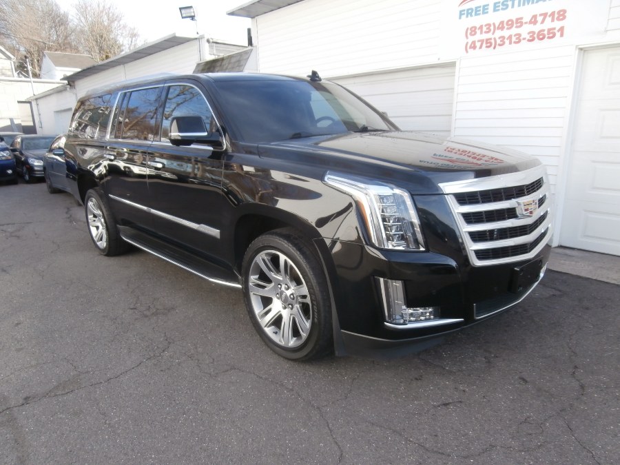 2016 Cadillac Escalade ESV 4WD 4dr Luxury Collection, available for sale in Waterbury, Connecticut | Jim Juliani Motors. Waterbury, Connecticut