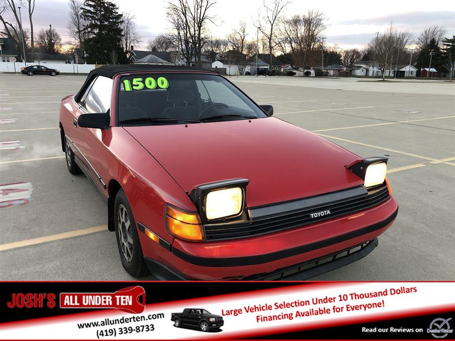 1988 Toyota Celica 2dr Convertible GT Auto, available for sale in Elida, Ohio | Josh's All Under Ten LLC. Elida, Ohio