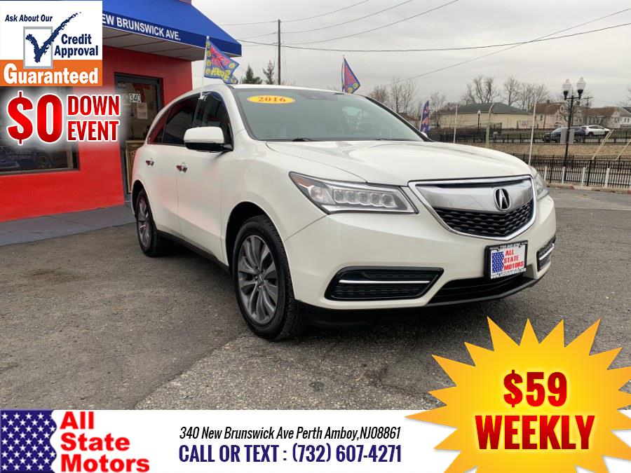 2016 Acura MDX SH-AWD 4dr w/Tech/Entertainment, available for sale in Perth Amboy, New Jersey | All State Motor Inc. Perth Amboy, New Jersey 2016 Acura MDX SH-AWD 4dr w/Tech/Entertainment, available for sale in Perth Amboy, New Jersey | All State Motor Inc. Perth Amboy, New Jersey