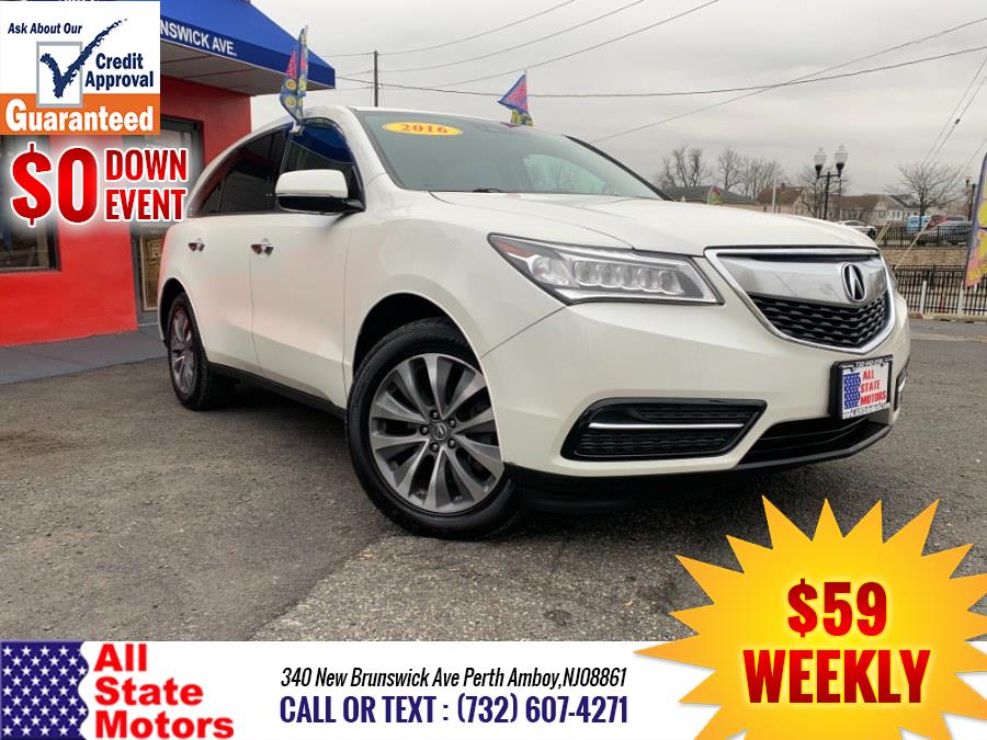 2016 Acura MDX SH-AWD 4dr w/Tech/Entertainment, available for sale in Perth Amboy, New Jersey | All State Motor Inc. Perth Amboy, New Jersey 2016 Acura MDX SH-AWD 4dr w/Tech/Entertainment, available for sale in Perth Amboy, New Jersey | All State Motor Inc. Perth Amboy, New Jersey