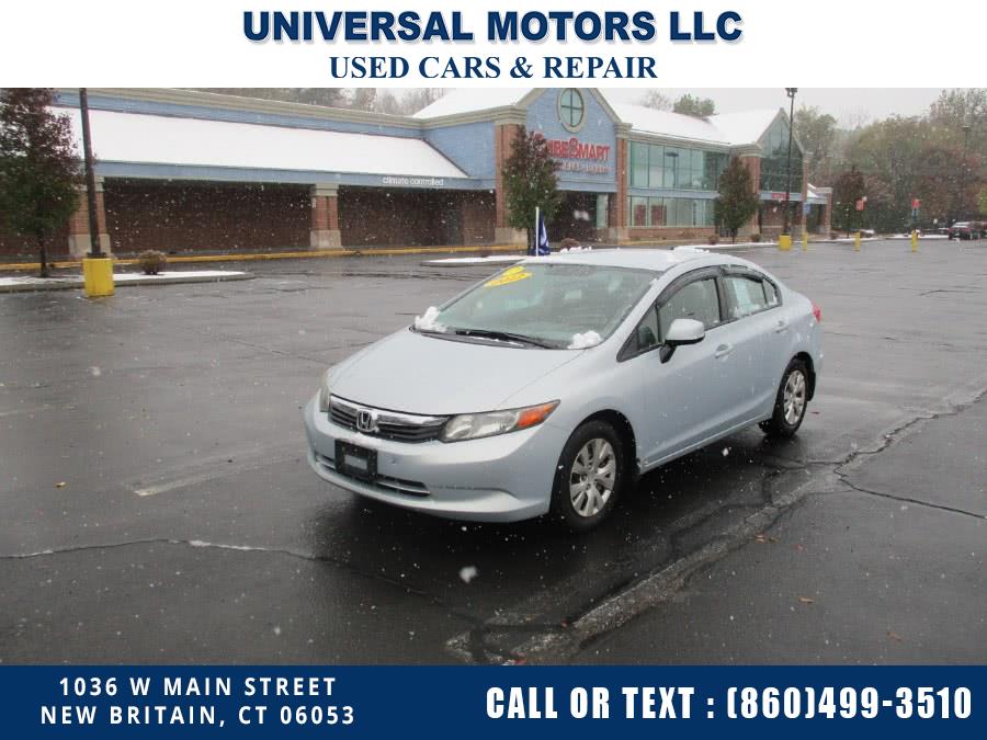 2012 Honda Civic Sdn 4dr Auto LX, available for sale in New Britain, Connecticut | Universal Motors LLC. New Britain, Connecticut
