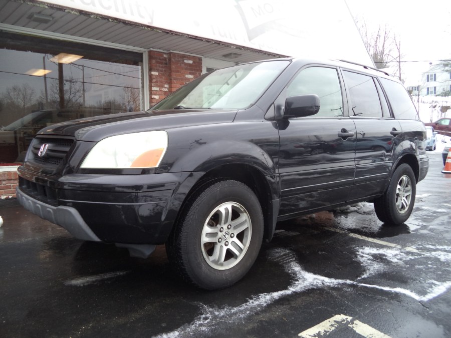 2004 Honda Pilot 4WD EX Auto w/Leather, available for sale in Naugatuck, Connecticut | Riverside Motorcars, LLC. Naugatuck, Connecticut