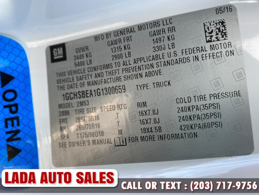 2016 Chevrolet Colorado 2WD Ext Cab 128.3" WT, available for sale in Bridgeport, Connecticut | Lada Auto Sales. Bridgeport, Connecticut 2016 Chevrolet Colorado 2WD Ext Cab 128.3" WT, available for sale in Bridgeport, Connecticut | Lada Auto Sales. Bridgeport, Connecticut